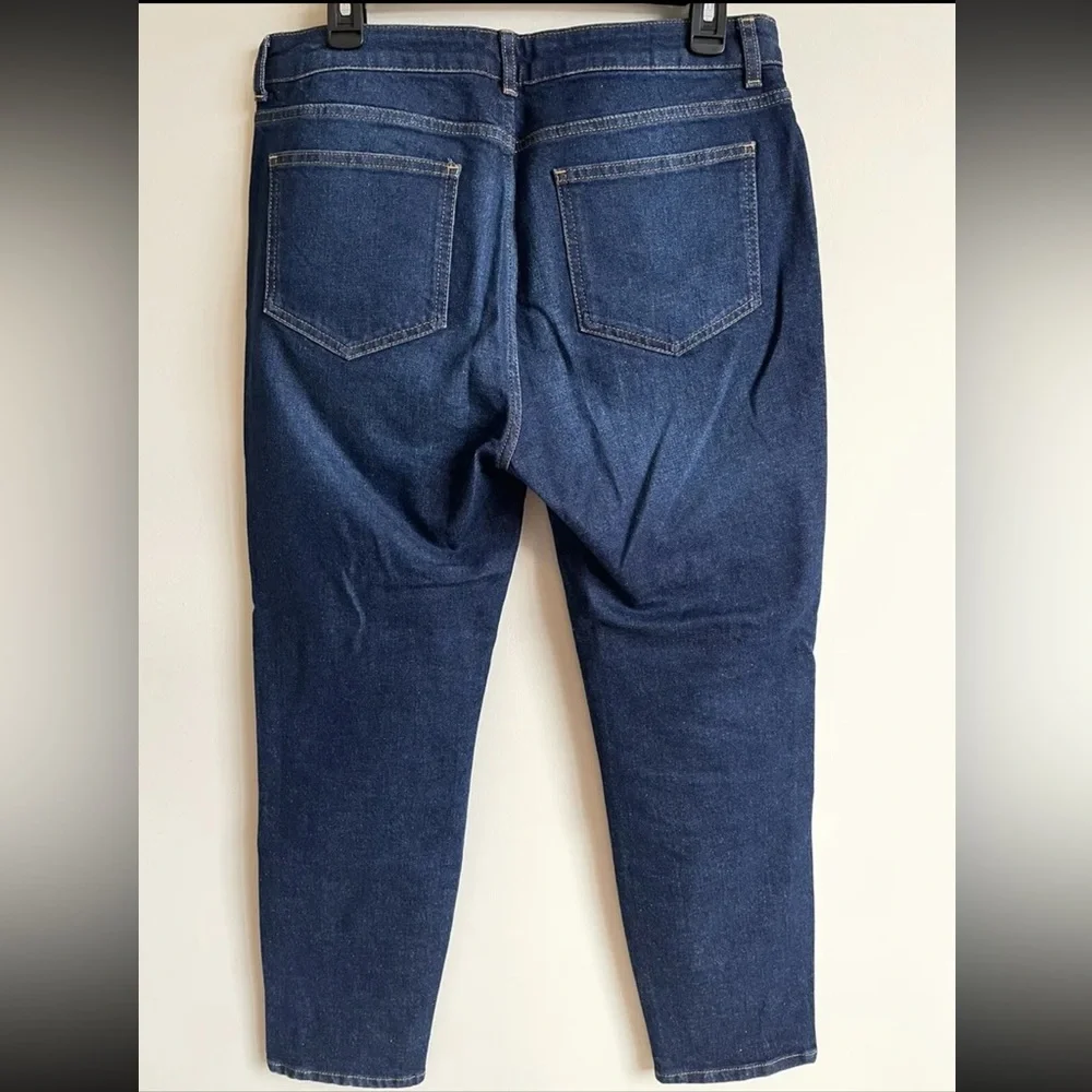 Boden The Edinburgh Jean Gold Piping Stretch Women’s Sz US 10 UK 14 High Rise - Picture 2 of 16